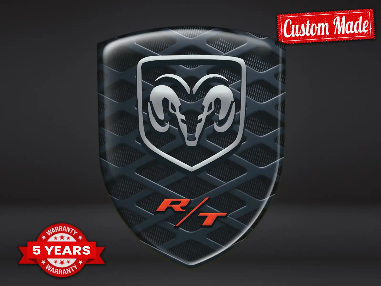 Dodge Silikonsticker Auto Edition Hochwertig Anpassbar